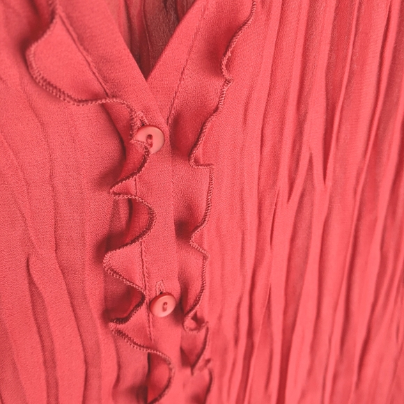 Worthington Woman rust/coral top - Picture 4 of 6